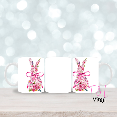 264 Floral Easter  - 11oz mug