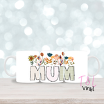 238 Floral mum - 11oz mug