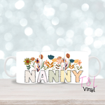 269 Nanny Floral  - 11oz mug