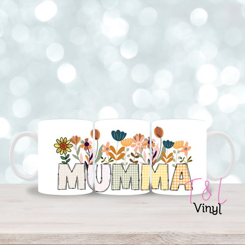 267 Mumma Floral  - 11oz mug