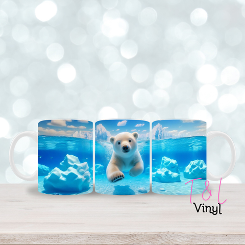 489 Polar Bear 11oz mug
