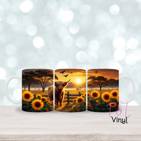 492 Highland Cow 11oz mug