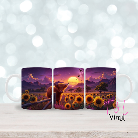 491 Highland Cow 11oz mug