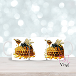 328 Bee and Honey 11oz mug