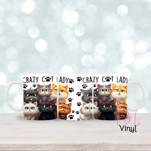 26- Crazy cat lady 11oz mug