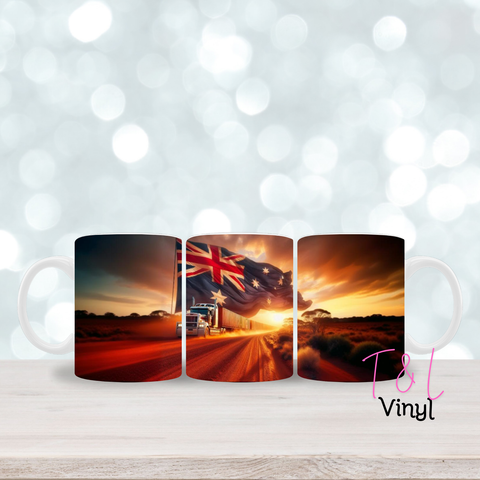 355 Road Train 2  11oz mug