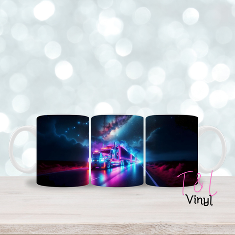 356 Night Road Train 11oz mug