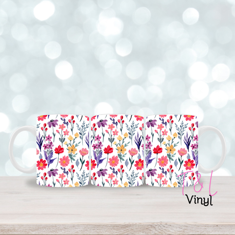 381 Floral 11oz mug