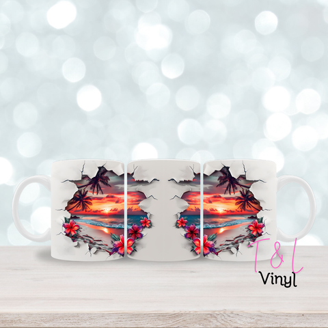 308 sunset 5 11oz mug