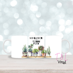 60 - My garden my happy place - 11oz mug