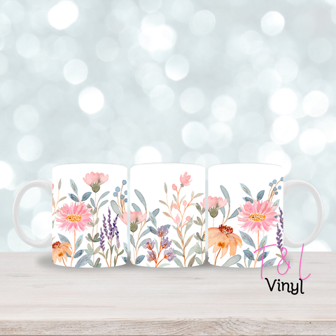 397 Floral 11oz mug