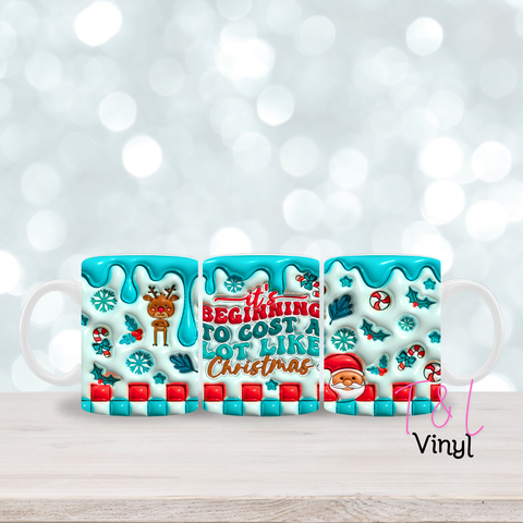 422 Cost of Christmas 11oz mug