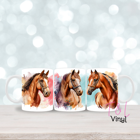 74 Horse 5  - 11oz mug