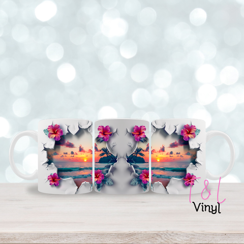 305 sunset 2 11oz mug