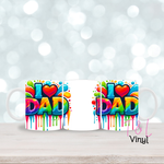 82 I love Dad   - 11oz mug