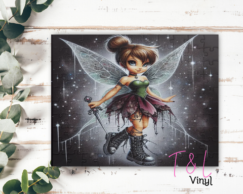 826 Gothic Fairy Puzzle sublimation Print