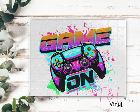 688 Game on Sublimation Puzzle Print