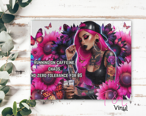 683 Running on Sublimation Puzzle Print