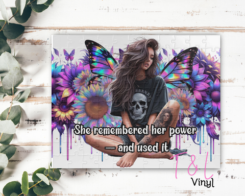 686 Power Sublimation Puzzle Print