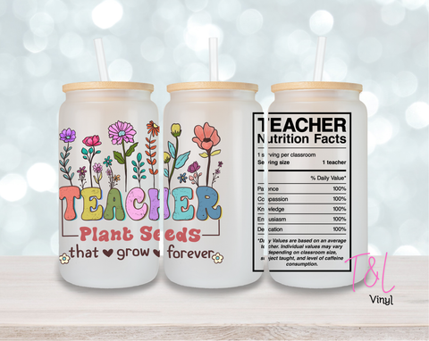 96 Teacher 16oz Sub wrap