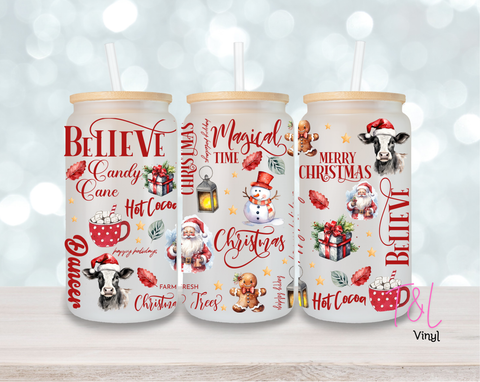 110 Christmas 16oz Sub wrap