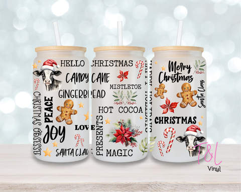 111 Christmas 16oz Sub wrap