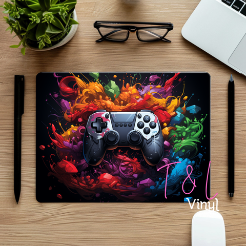 718 Game Colour Burst Mouse pad Sublimation Print