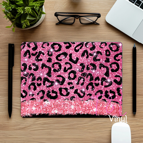 717 Pink Leopard Mouse pad Sublimation Print