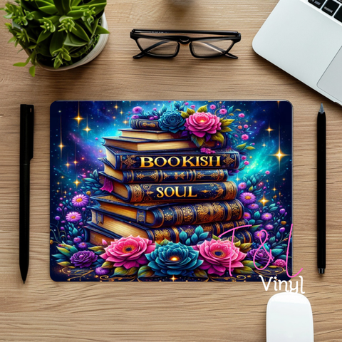 657 Bookish Soul Mouse Pad Sublimation Print