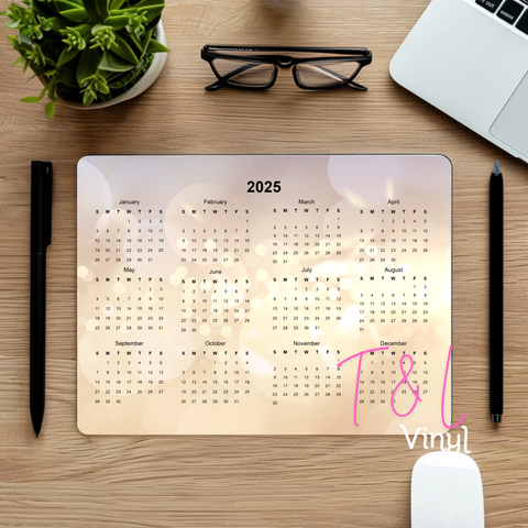 750 Glow Mouse pad Calendar Sublimation Print