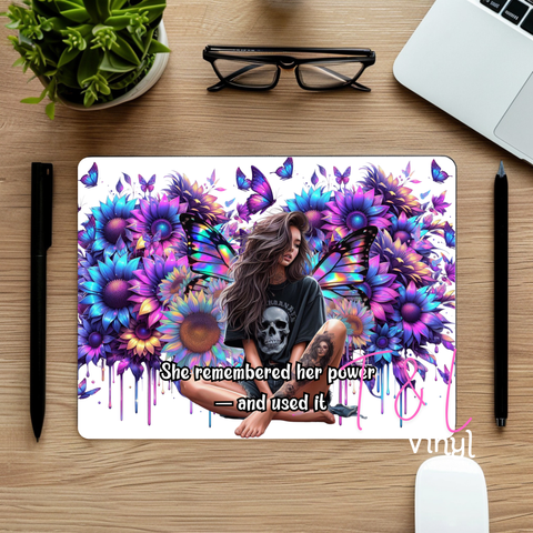 654 She remember Mouse Pad Sublimation Print