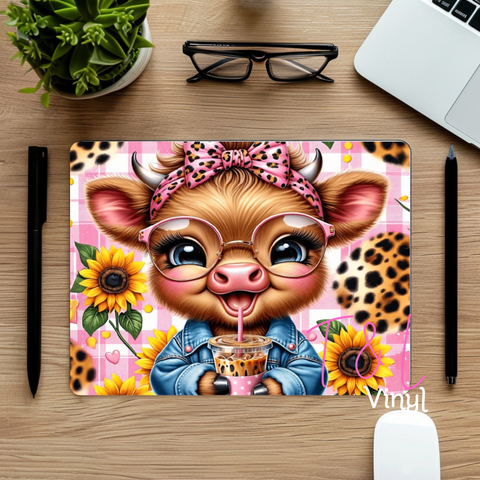 678 Highland Cow Sublimation Print