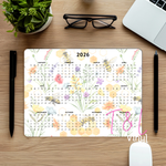 780 Bee 2026 Mouse pad Calendar Sublimation Print