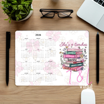 782 She's a Teacher 2026 Mouse pad Calendar Sublimation Print