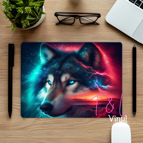 822 Majestic Wolf 4 Mouse pad sublimation Print