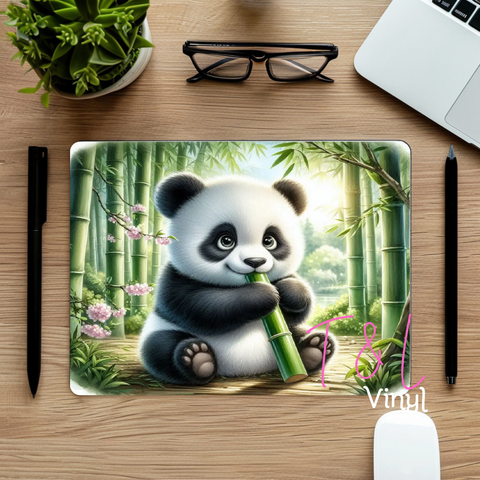 881 Panda Mouse Pad Sublimation Print