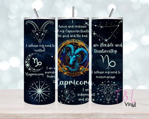 Capricorn 20 oz Sublimation wrap (519)