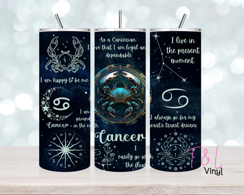 Cancer 20 oz Sublimation wrap (513)