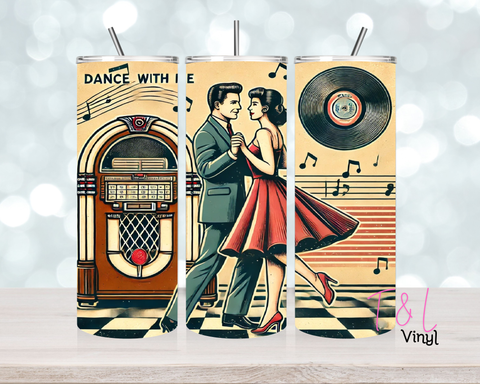 Dance with me 20 oz Sublimation wrap (540)