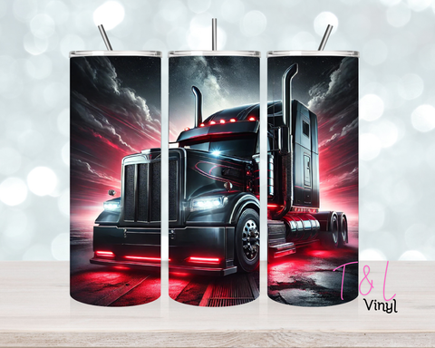 Red truck 20 oz Sublimation wrap (560)