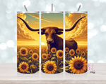 577 Brahmans Bulls and Sunflowers 20 oz Vinyl wrap