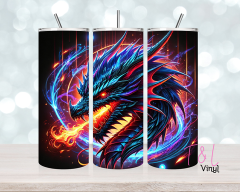 649 Dragon 2 20 oz Sublimation wrap