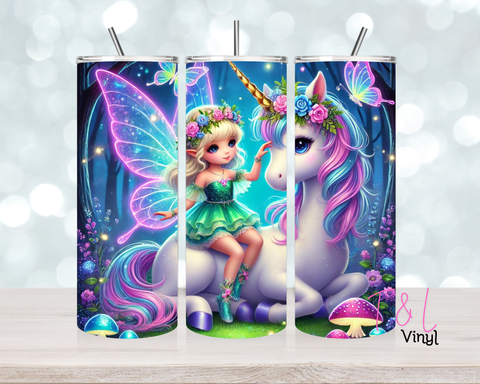 661 Fairy Love 20 oz Sublimation wrap