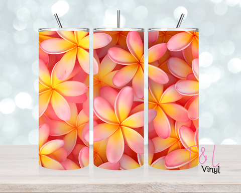 699 Frangipani Pink 20 oz Sublimation wrap