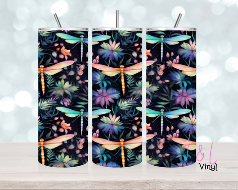 705 Dragonfly  20 oz Sublimation wrap