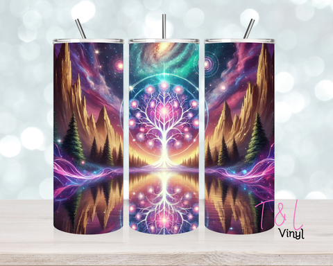 709 Tree of life  20 oz Sublimation wrap