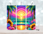 731 Sunset Pretty 20 oz Sublimation wrap