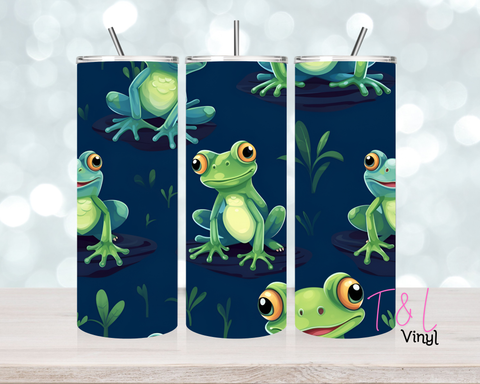 733 Frogs 20 oz Sublimation wrap