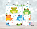 734 Cute Frogs 20 oz Sublimation wrap