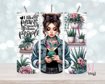 737 I like plants more 20 oz Sublimation wrap